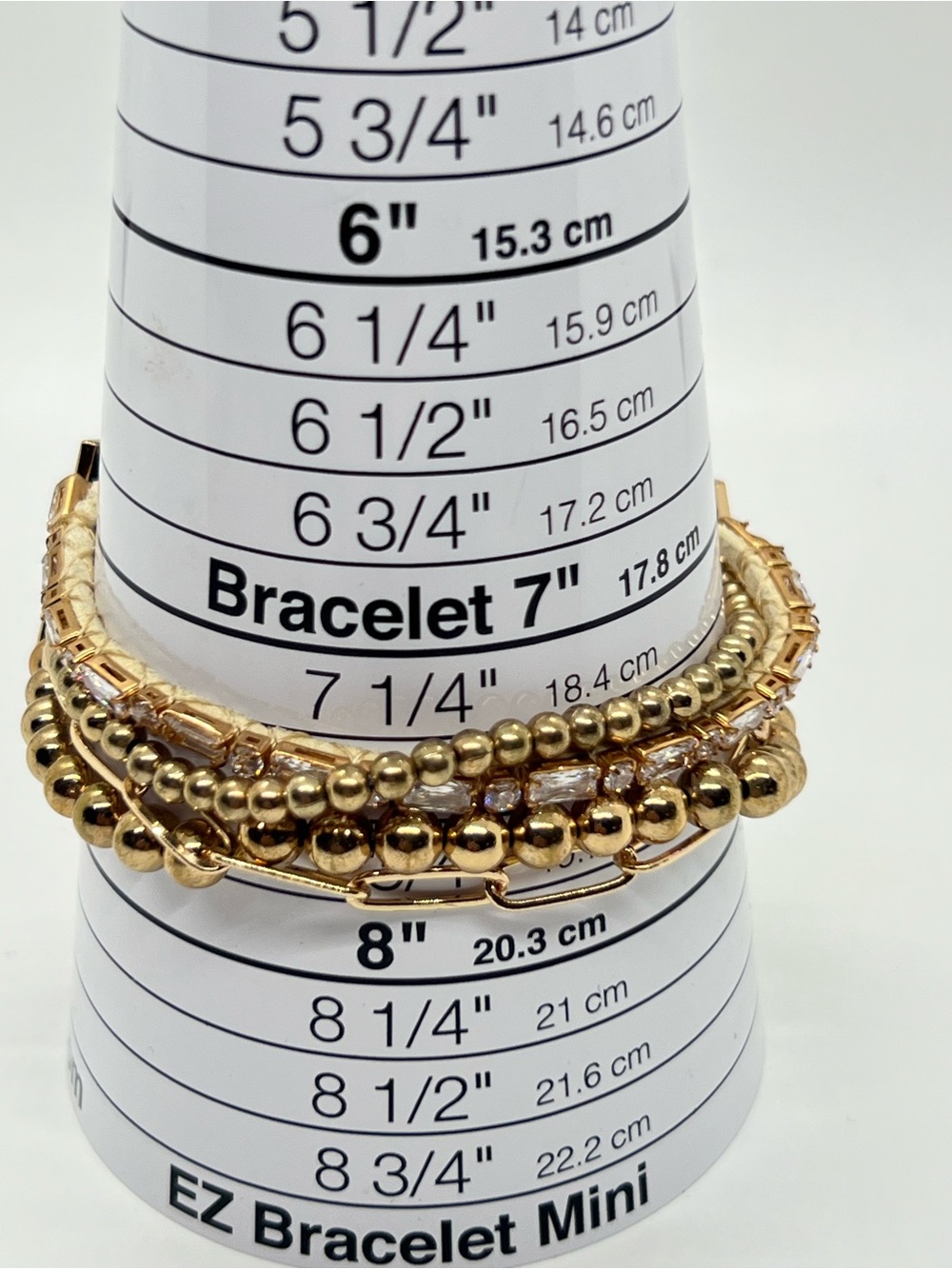 Victoria Emerson Multi-Strand Gold Tone Bracelet Bohemian Festival